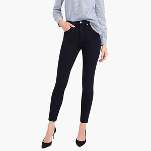 J.Crew Women’s High Waisted Black Toothpick Jeans